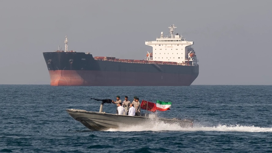 Strait of Hormuz ship