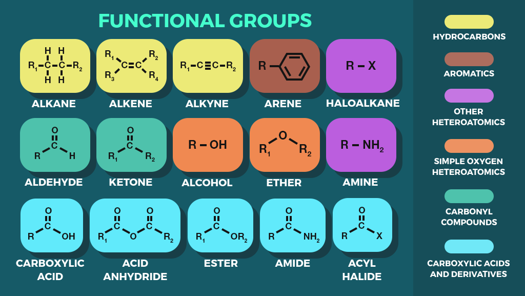 Functional groups